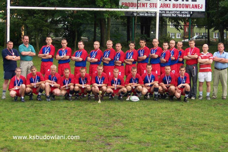  Dru�yna kadet�w ze srebrnymi medalami Og�lnopolskiej Olimpiadzie Mlodzie�y 2004