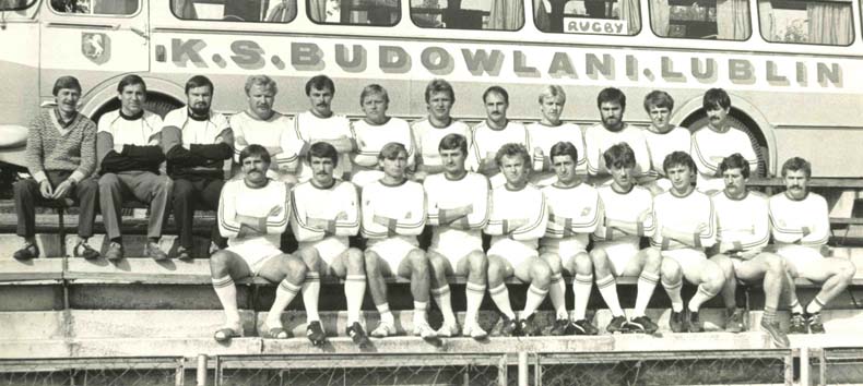 Przed wyjazdem na mecz z Juveni� Krak�w 15.09.1984